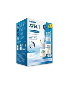 KIT 2 MAMADEIRAS anti cólica TRANSPARENTE - AVENT - 7129 - comprar online