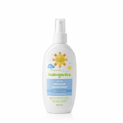 Babyganics FPS 50 Protetor Solar para Bebês Spray | Proteção UVA UVB | Octinoxate & Oxybentone Free | Resistente à água.