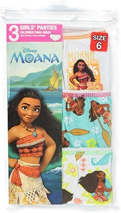 kit 3 Calcinhas Moana