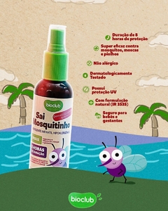 Sai Mosquitinho Bioclub® - Repelente Infantil Natural 120 ml - Lulu Kids Importados 