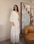 Vestido Delicate Poá Off-White - buy online