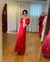 Vestido Longo Bordado Vermelho - comprar online