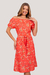 VESTIDO MIDI FLORAL - 31573 - comprar online