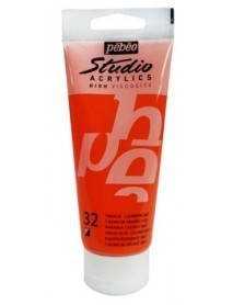 Acrílico Pebeo Studio 100ml 032 Naranjo cadmio