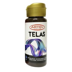 CAFÉ OSCURO 69 PINTURA DE TELA ARTEL  60ML.