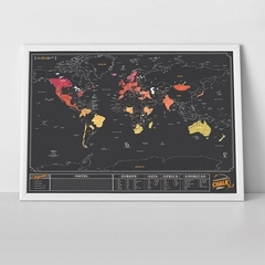 Scratch Map con Lápiz Tiza - Tienda Diseñarte