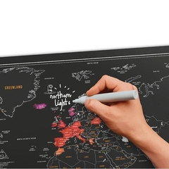 Scratch Map con Lápiz Tiza en internet