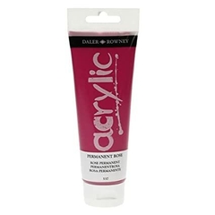 Acrílico Permanent Rose 537 Daler Rowney 120ml.