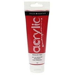 Acrílico Primary Red 540 Daler Rowney 120ml. - comprar online