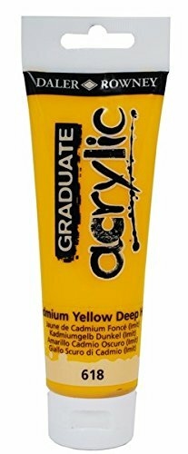 Acrílico Cadmium Yellow Deep 618 Graduate Daler Rowney 120ml. - comprar online