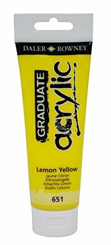 Acrílico Mixing Lemon Yellow 651 Graduate Daler Rowney 120ml. - comprar online