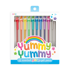 Set Yummy Yummy Scented Glitter Gel Pen 12 colores Ooly