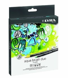 ROTULADORES LYRA AQUA BRUSH DUO SET 24 COLORES - comprar online