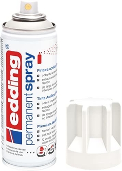 Spray Acrílico Perm. Premium Blanco Mate 200 ml. Edding