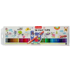 Set de 50 rotuladores Bruynzeel (linea kids)