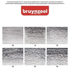 Lápices Grafito Bruynzeel Expression Caja 6 Gradaciones en internet
