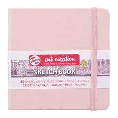 Sketchbook Pastel Pink, 12 x 12 cm, 140 g, 80 páginas