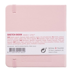 Sketchbook Pastel Pink, 12 x 12 cm, 140 g, 80 páginas - comprar online