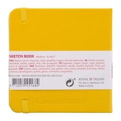 Sketchbook Golden Yellow , 12 x 12 cm, 140 g, 80 páginas en internet