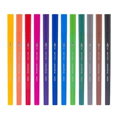 Set de Brush pen / fineliner 12 colores Bruynzeel - comprar online