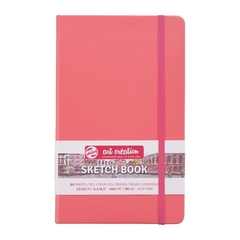 Sketchbook Coral Red, 13 x 21 cm, 140 g, 80 páginas