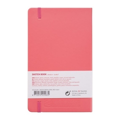 Sketchbook Coral Red, 13 x 21 cm, 140 g, 80 páginas - comprar online