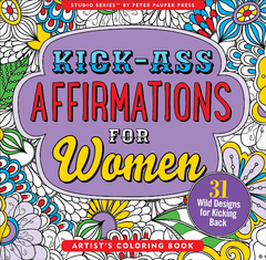 Libro para colorear Afirmaciones para mujer