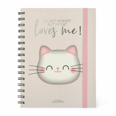 Cuaderno a Rayas A5 Kitty - Legami