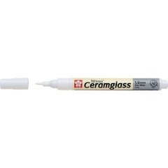 Pen-Touch Ceramglass 1.0 mm. Color blanco y negro (plumón para loza) - comprar online