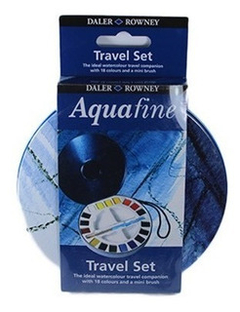 ACUARELAS DALER ROWNEY AQUAFINE TRAVEL SET 18 COLORES