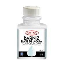 BARNIZ A BASE DE AGUA 80ML. ARTEL - comprar online