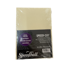 Goma para Grabado Speedball Speedy Cut-Easy Crema 10x14cm