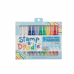 Marcadores doble punta Stamp-A-Doodle -Ooly