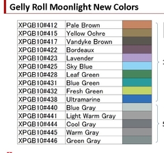 NUEVOS COLORES GELLY ROLL MOONLIGHT EARTH SET 10 COLORES en internet