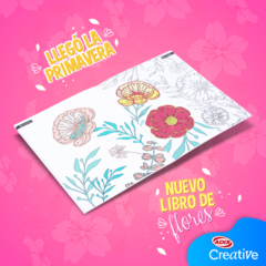 LIBRO PARA PINTAR FLORES - comprar online