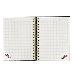 Cuaderno Flowery Navy - comprar online