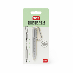 Mini Bolígrafo Multifunción - SOS Superpen Legami