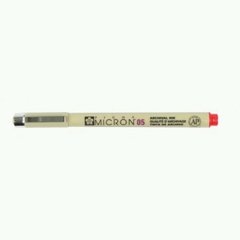 Pigma Micron Tiralineas 0.5 rojo