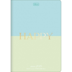 Planner grapado 2025 Happy - Tilibra - Tienda Diseñarte