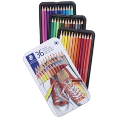 ESTUCHE METAL 36 LÁPICES DE COLORES STAEDTLER - comprar online