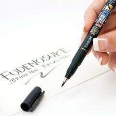 Fudenosuke Brush Pen, Soft Tip, Black - comprar online