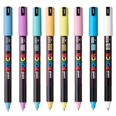 Set de 8 marcadores Posca Soft Colors 1MR en internet