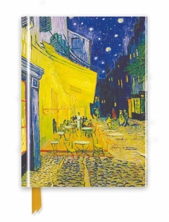 Libreta hoja lisa Van Gogh: Terraza de café