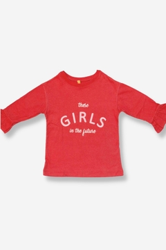 REMERA ALGODÓN 3/4 NIÑA (1164) - comprar online