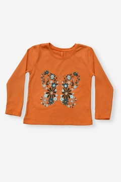 REMERA MARIPOSA NIÑA (1270) - comprar online