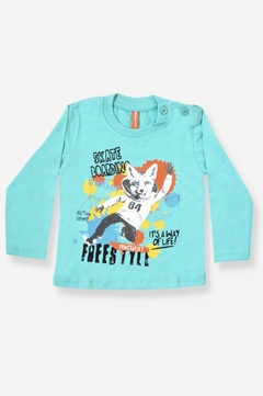 REMERA WOLF BEBÉ NIÑO (4257)