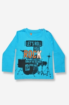 REMERA ROCK BEBÉ NIÑO (4291) - tienda online