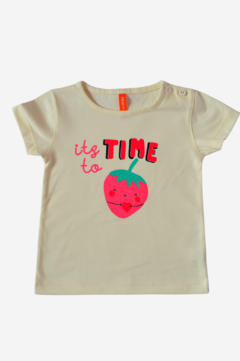 REMERA FRUTILLA BEBÉ NIÑA (2274) - comprar online