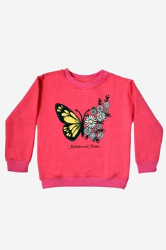 BUZO FRISA MARIPOSA NIÑA (1214) - comprar online