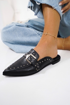 Mules Jena Negro - Juanita Shoes